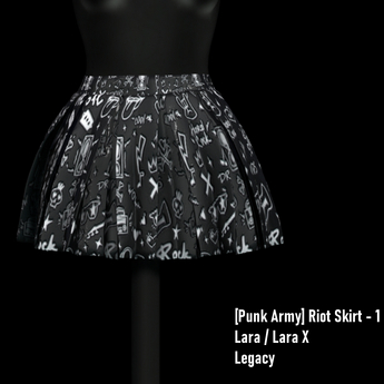Second Life Marketplace - [Punk Army] Riot Skirt 1 - Fatpack